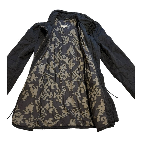 Wilfred | Aritiza Black Marquis Quilted Military Style Jacket - Size Small - Picture 6 of 12